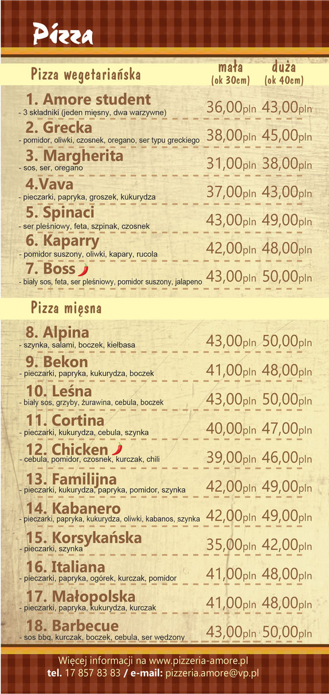 Pizzeria Amore Zaczernie